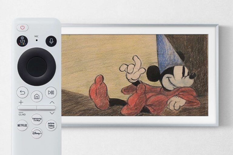 Lancement de l&rsquo;édition spéciale Samsung : Disney100 The Frame TV