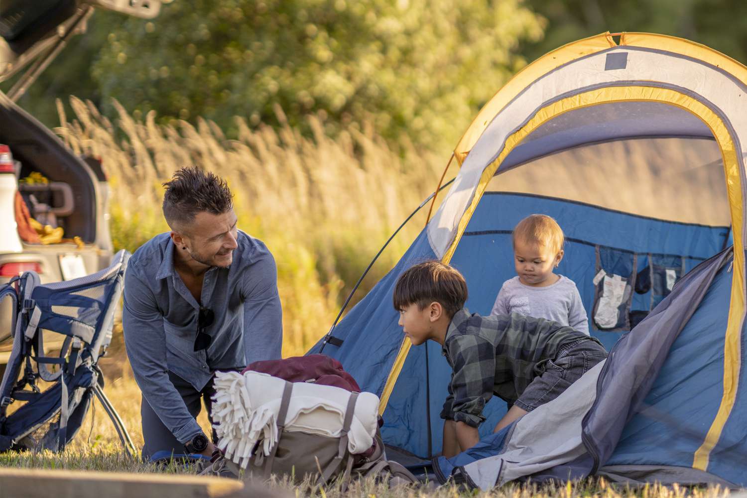 Comment faire du camping avec un bébé ou un enfant en bas âge