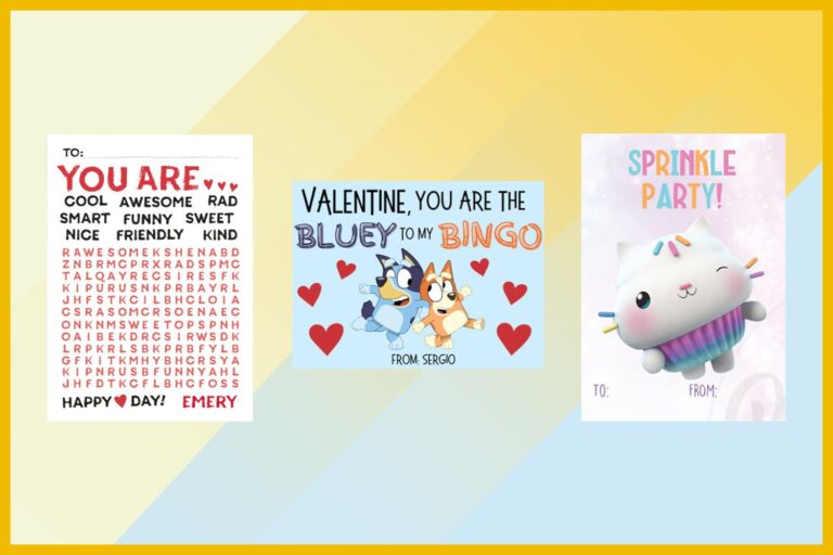 9 cartes de Saint-Valentin pour les enfants qui seront expédiées à temps