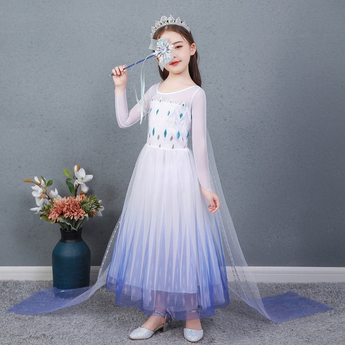 Robe De Princesse Sans Manches Pour Fille – Pour Mariage, Fête, Noël – Design Élégant Avec Détails Étincelants