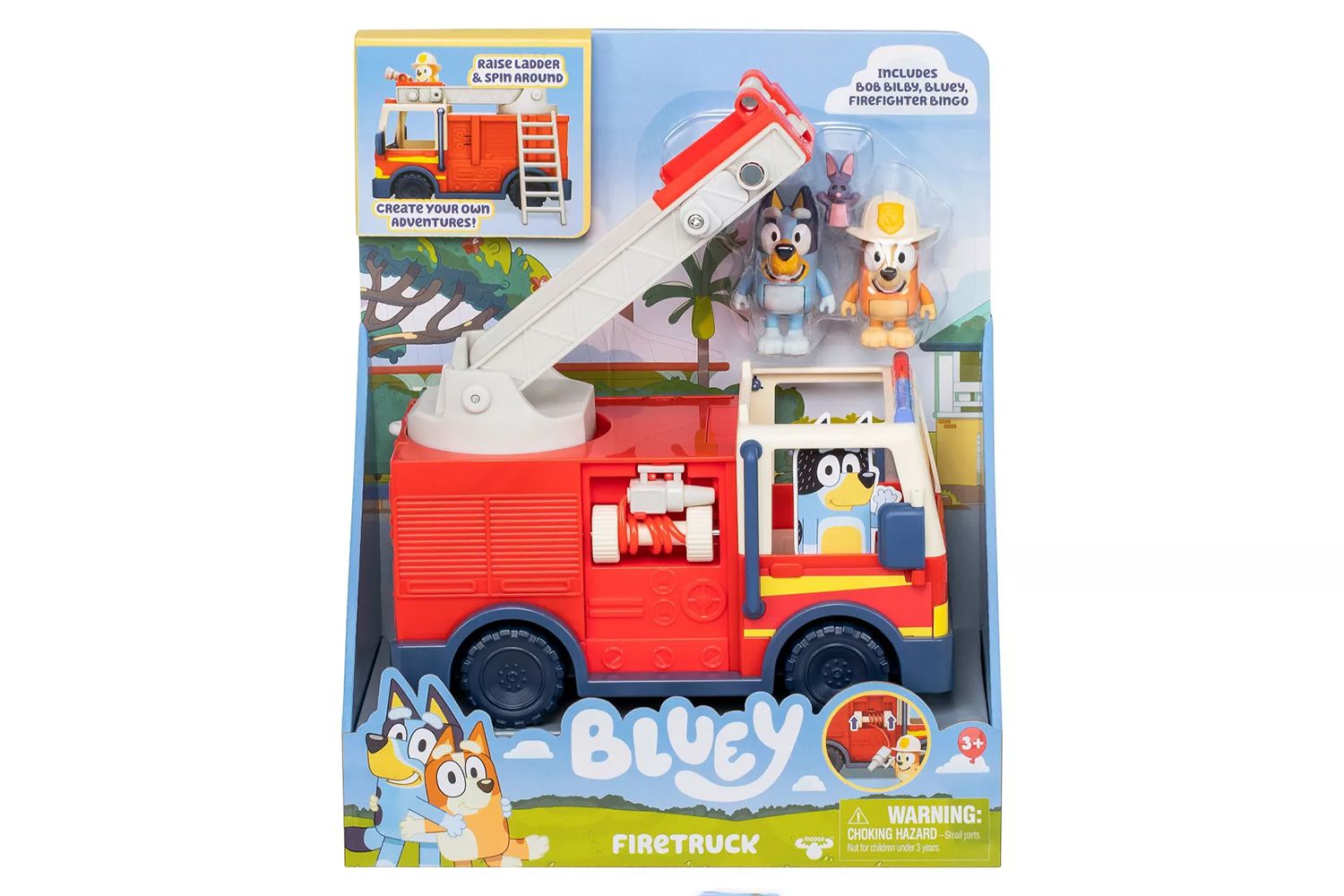 Camion de pompiers Bluey