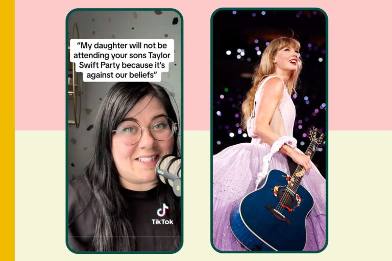 La réaction surprenante d'une maman à la fête de Taylor Swift pour un garçon