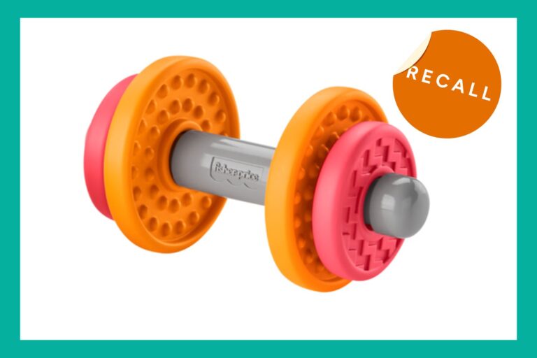 Fisher-Price rappelle un jouet avec haltères en raison d'un risque d'étouffement