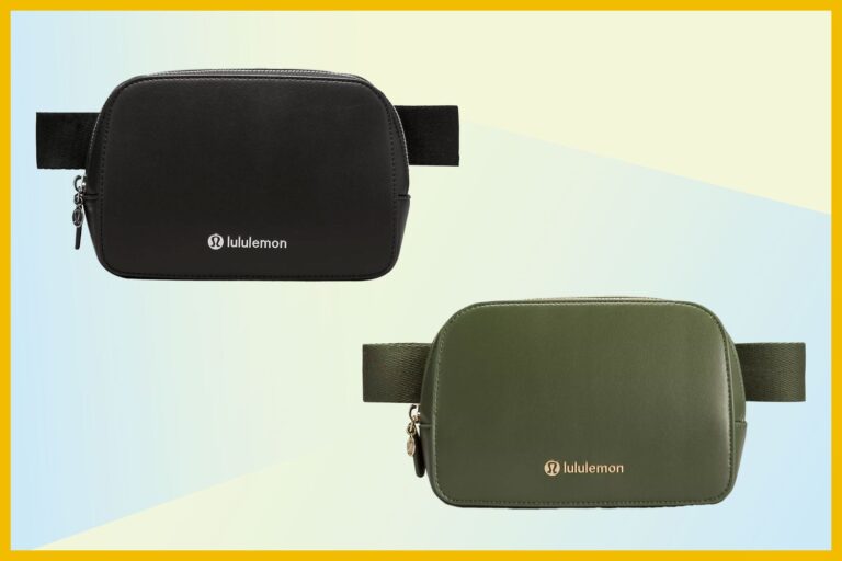 Lululemon a lancé un nouveau matériau luxueux pour le sac ceinture préféré de mes adolescents