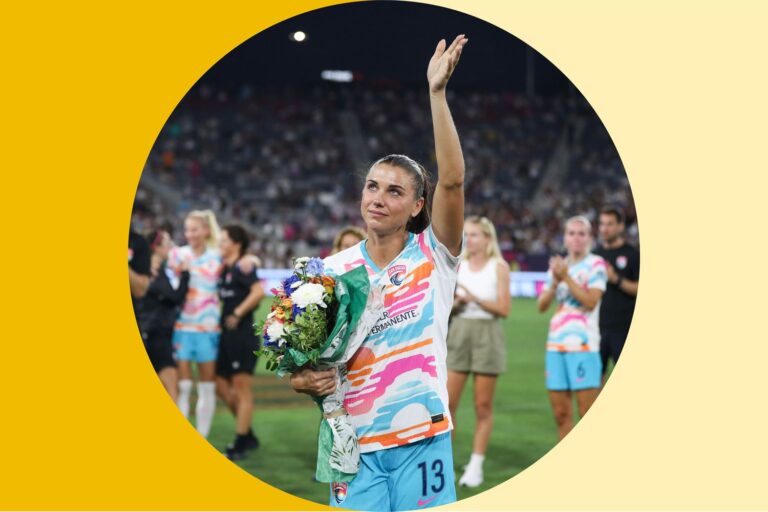 Alex Morgan accueille le petit garçon avec un nom classique
