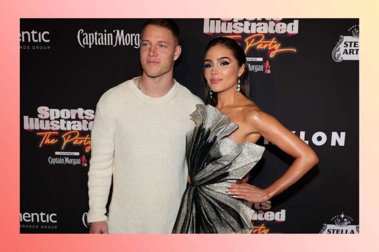 Christian McCaffrey et Olivia Culpo Bienvenue au premier bébé