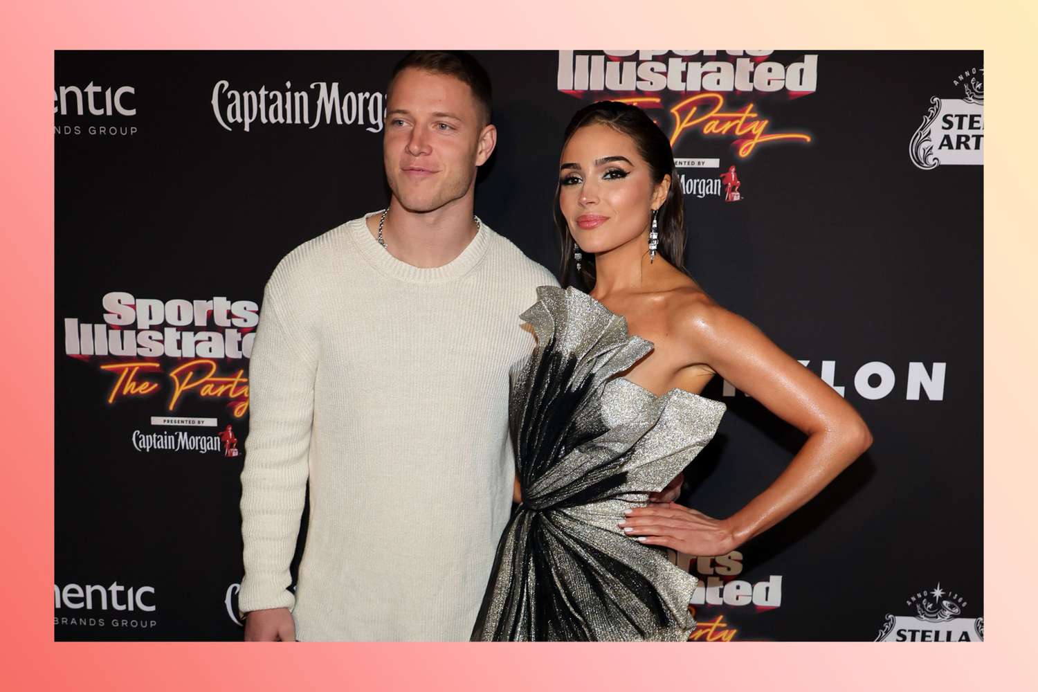 Christian McCaffrey et Olivia Culpo Bienvenue au premier bébé