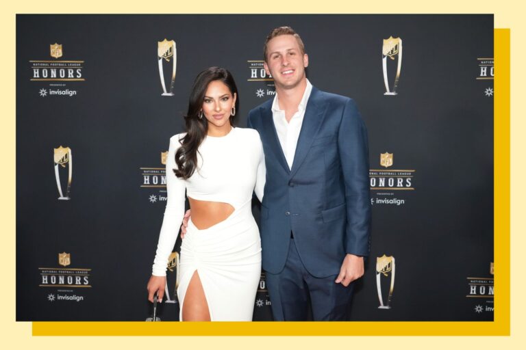 Jared Goff et sa femme Christen Harper Bienvenue bébé