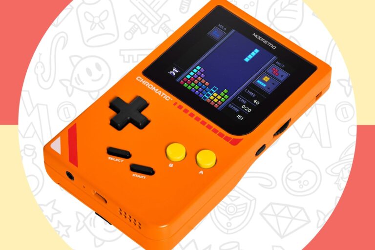 La console de jeu chromatique est amusante en génération