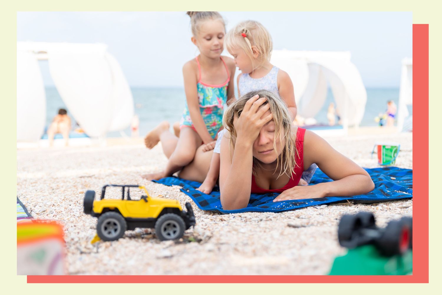 Maman quitte des vacances en famille tôt et déclenche un débat