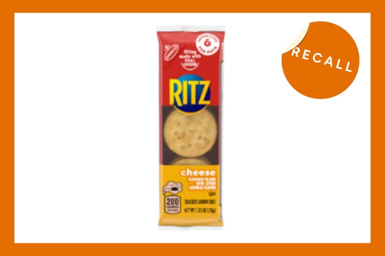 Sandwichs de cracker Ritz rappelés sur le mélange d'étiquetage