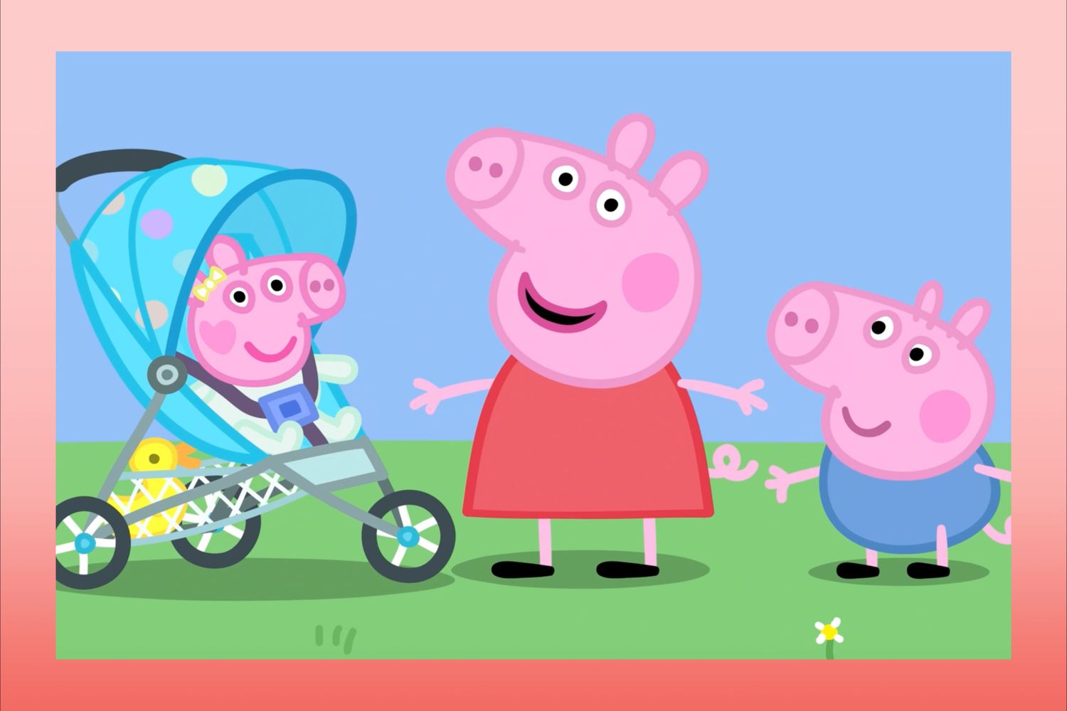 La nouvelle petite sœur de Peppa Pig, Evie vient de faire ses débuts à la télévision