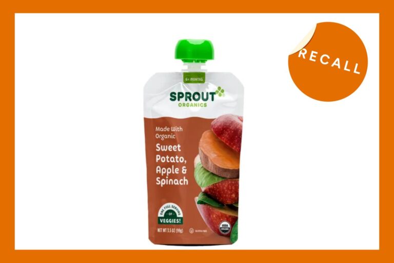 Sprout Organics rappelle le produit sur un risque de santé possible