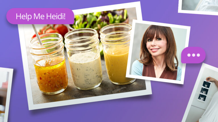 Aide-moi, Heidi ! Quelles vinaigrettes puis-je manger sans danger pendant que je suis enceinte ?