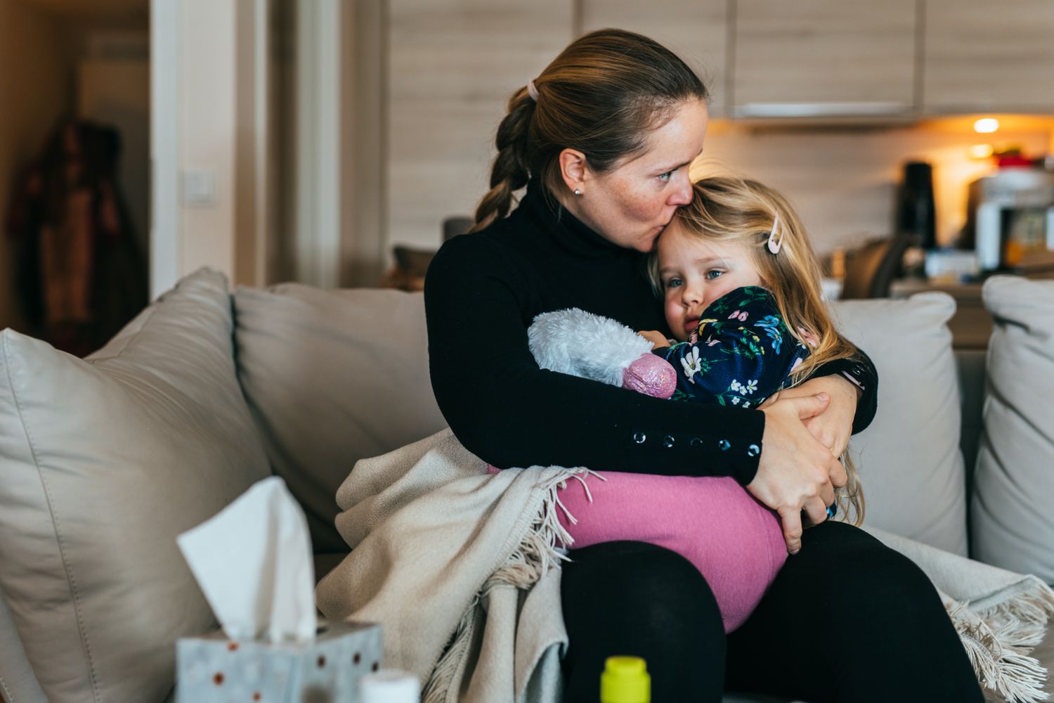 Les mamans n'ont pas de jours de maladie, même lorsqu'elles ont la grippe