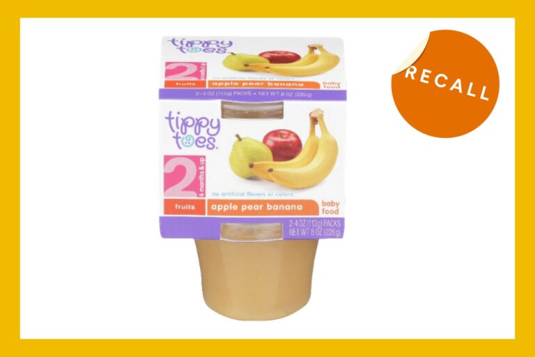 Cette nourriture pour bébé Tippy Toes a été rappelée dans tout le pays