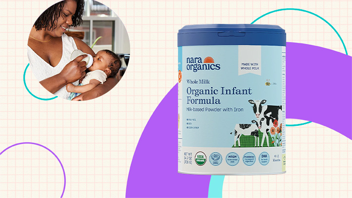La préparation pour bébé au lait entier propre de Nara Organics est à 30 % de réduction en ce moment