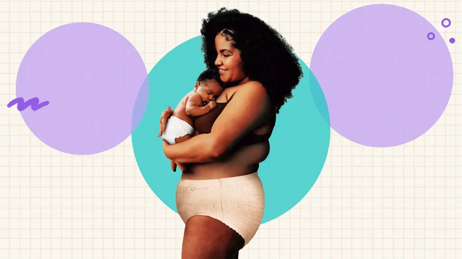 Les sous-vêtements post-partum Depend appartiennent en haut de votre registre de bébé