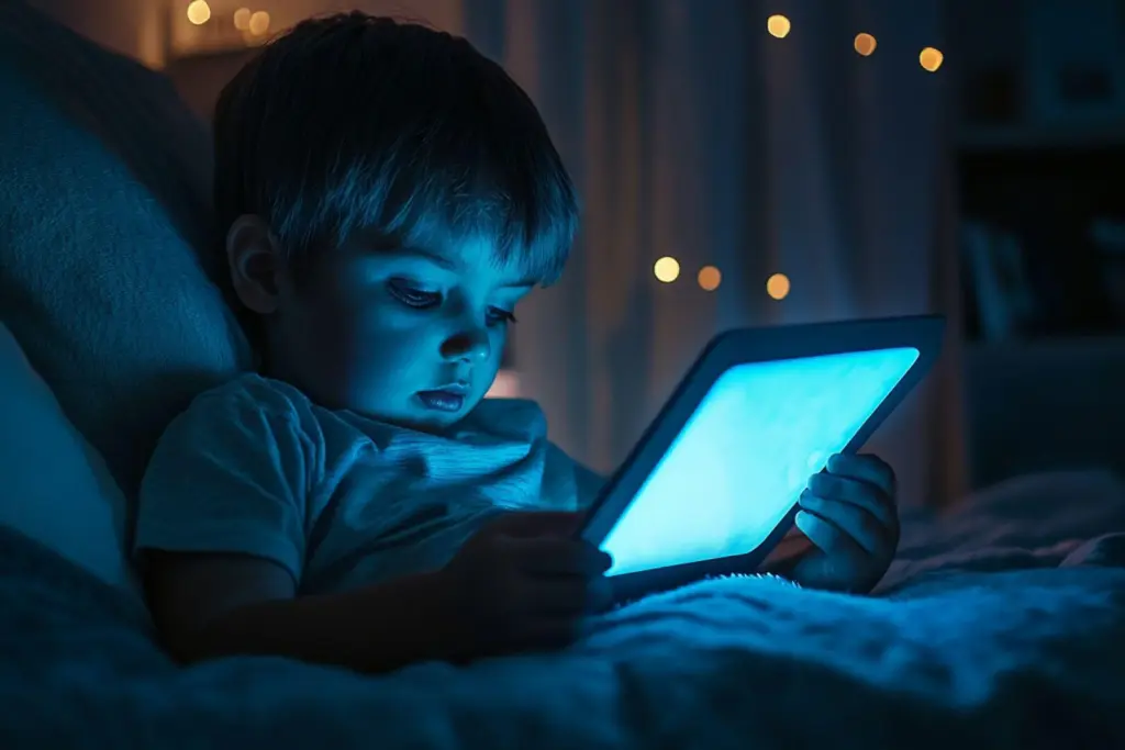 L'exposition aux écrans avant de se coucher peut affecter l'attention et la qualité du sommeil des enfants.